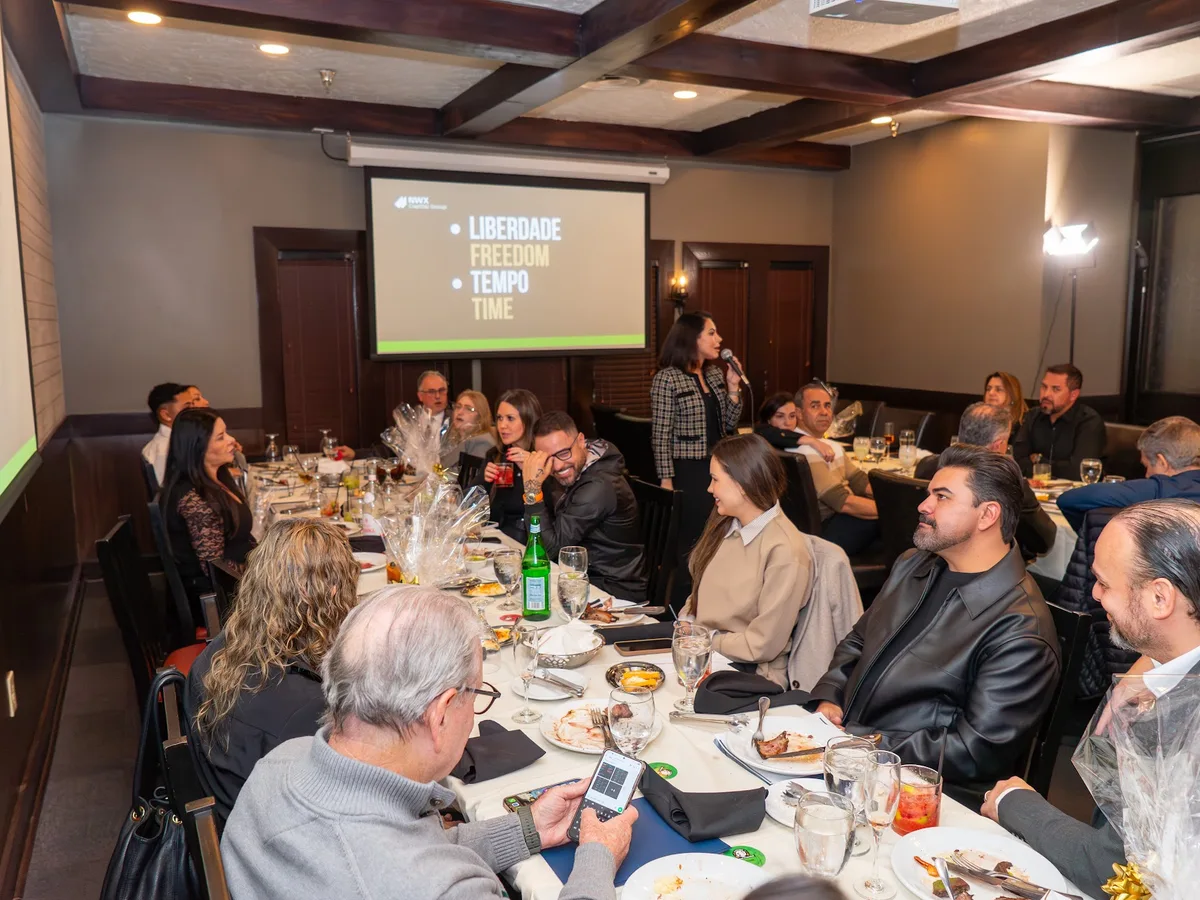 NWX investors at the distribution dinner