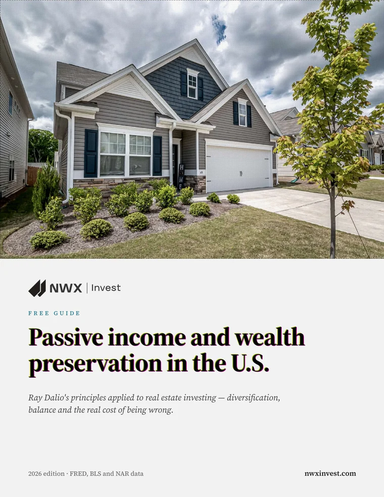 Guide cover: an American house on a residential street, beneath the guide title
